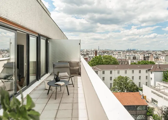 Judson - 2 Et Terrasse A Charonne Apartmán *